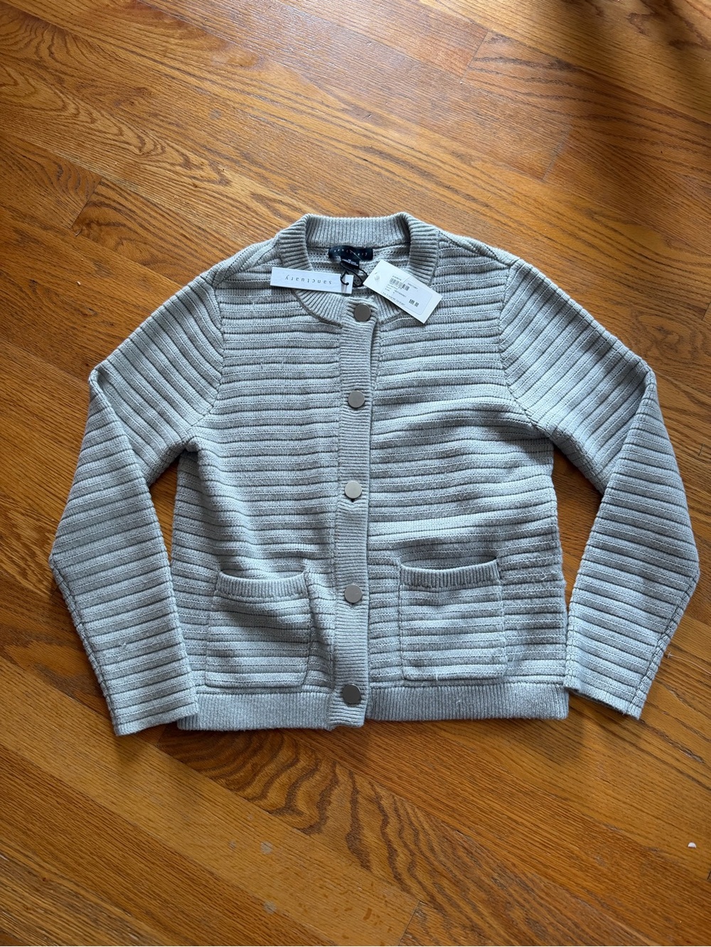 Sanctuary Elevated Cardigan - Heather Gray - NWT